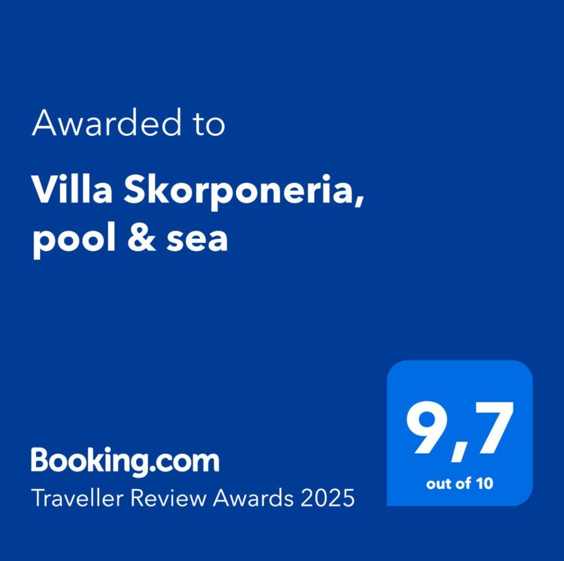 Villa Skorponeria, Pool & Sea Skroponeria Exteriér fotografie